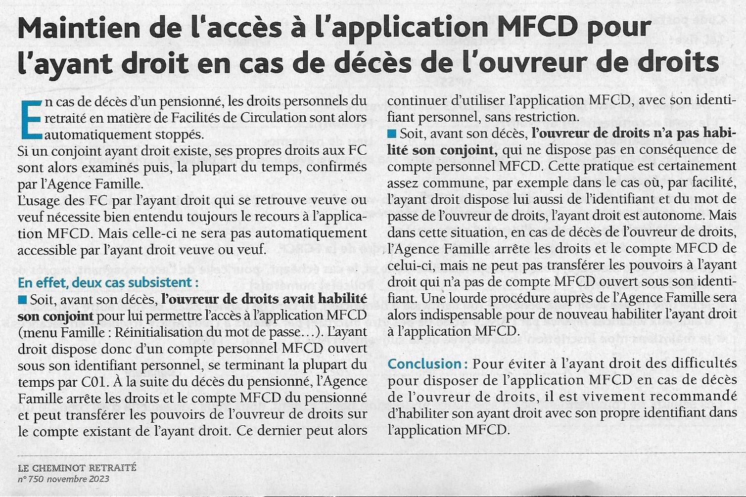 Mfcd conjoint